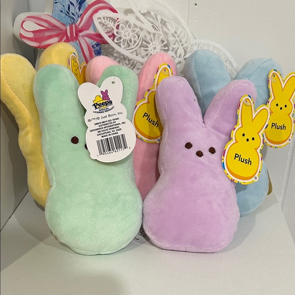 Peeps Other - Customizable Pastel Peep Plush Bunny - Choose 1
